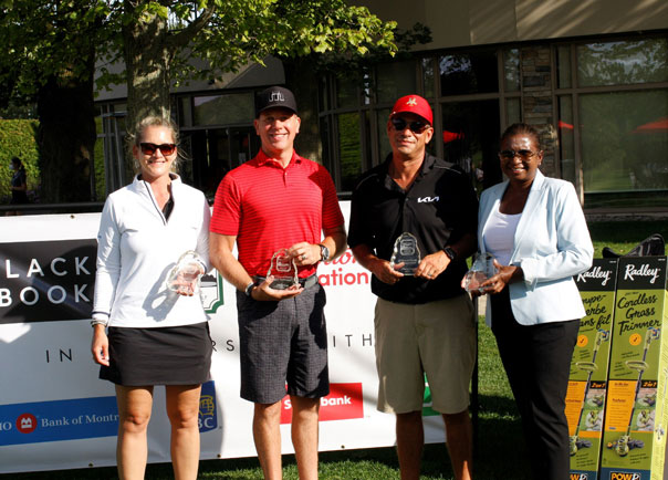 Canadian black book golf tournament trophy presentation